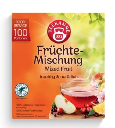 Teekanne Mélange de fruits 100 sachets à double compartiment de 2,0 g